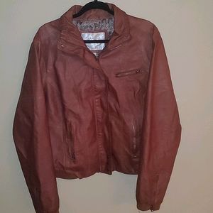 Faux Leather Jacket